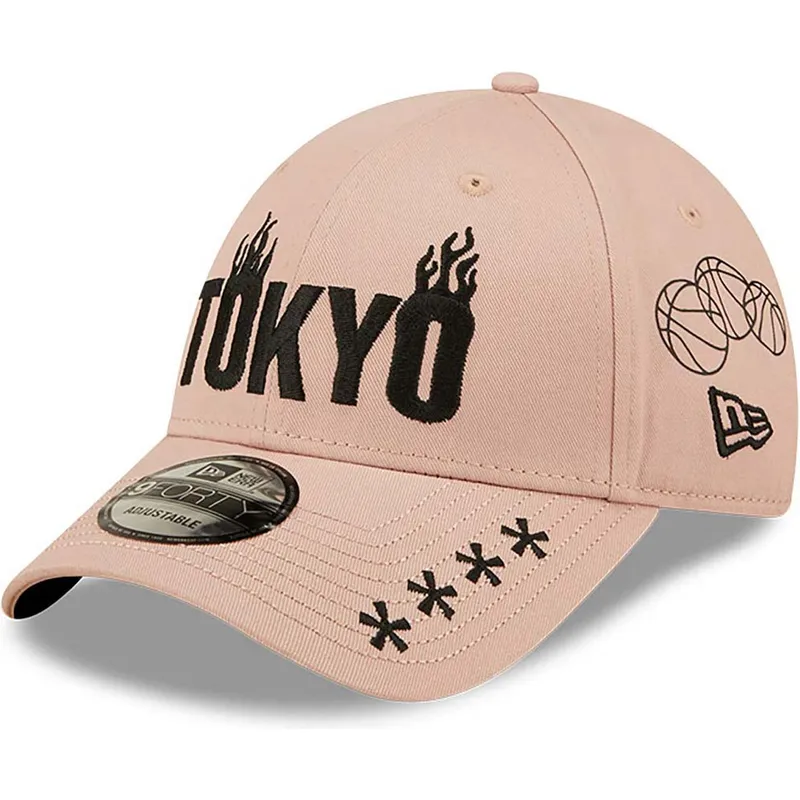 cappelli-curva-rosa-cinghia-regolabile-9forty-di-new-era cappelli-curva-rosa-cinghia-regolabile-9forty-di-new-era