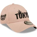 cappelli-curva-rosa-cinghia-regolabile-9forty-di-new-era