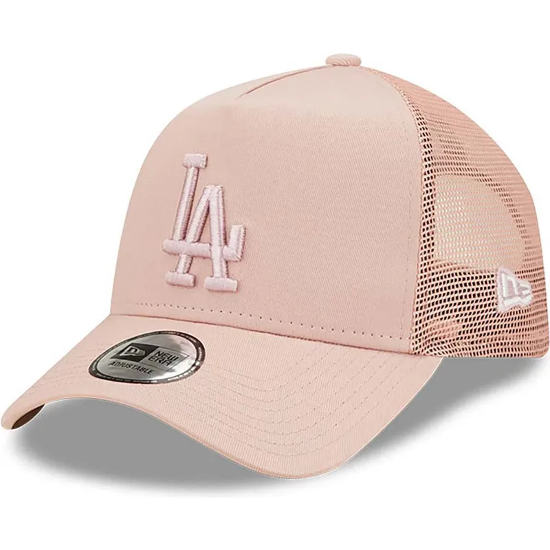 cappelli-curva-rosa-snapback-a-frame-tonal-mesh-dei-los-angeles-dodgers-mlb-di-new-era