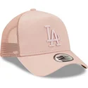 mutzen-gebogen-rosa-snapback-a-frame-tonal-mesh-der-los-angeles-dodgers-mlb-von-new-era