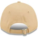 cappellino-beige-regolabile-per-bambino-con-visiera-curva-e-logo-marrone-9forty-league-essential-dei-new-york-yankees-mlb-di-new