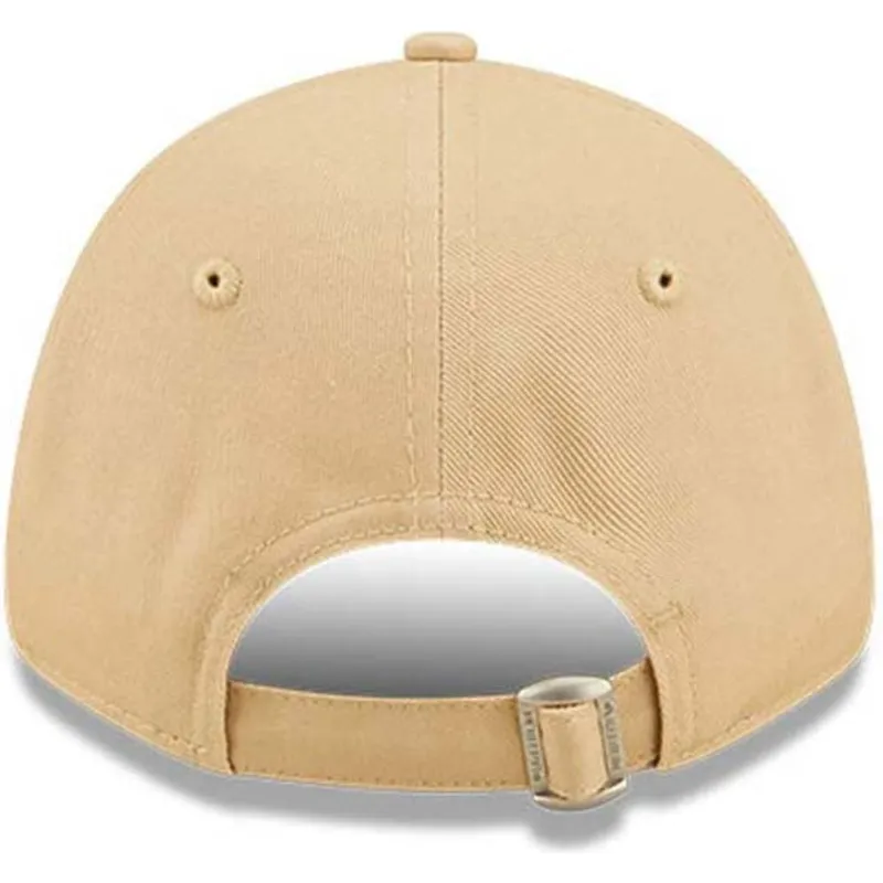 cappelli-curva-beige-cinghia-regolabile-per-bambino-marron-9forty-league-essential-dei-new-york-yankees-mlb-di-new-era