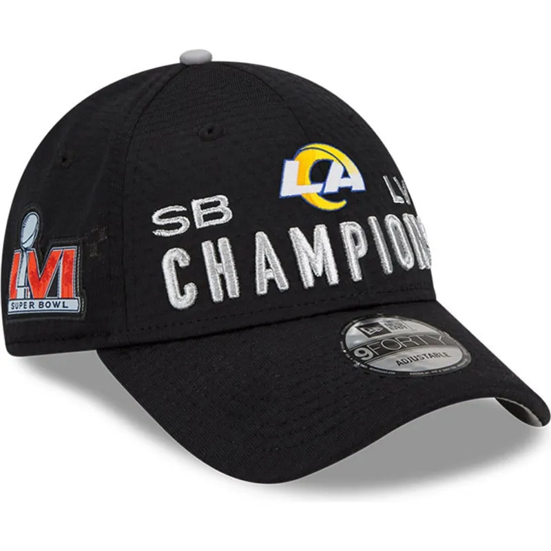 mutzen-gebogen-schwarz-verstellbares-band-9forty-super-bowl-champions-lvi-2022-der-los-angeles-rams-nfl-von-new-era