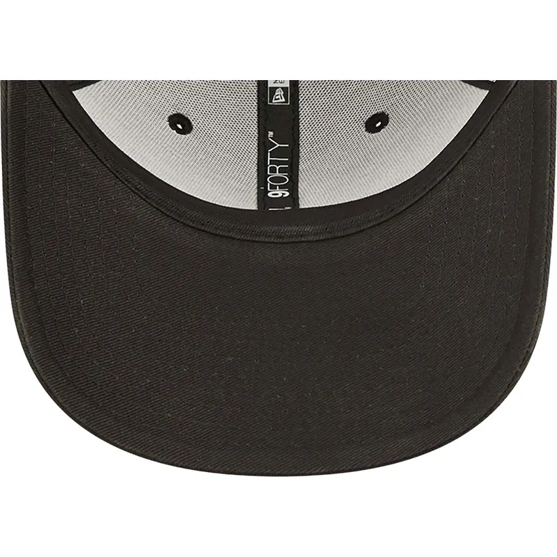 cappelli-curva-nero-cinghia-regolabile-9forty-team-outline-dei-new-york-yankees-mlb-di-new-era