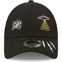 cappellino-curvo-nero-regolabile-new-york-9forty-graphic-di-new-era