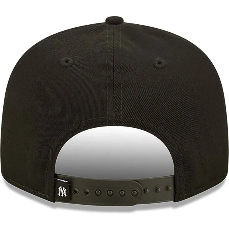 cappelli-piatta-nero-snapback-9fifty-flower-dei-new-york-yankees-mlb-di-new-era