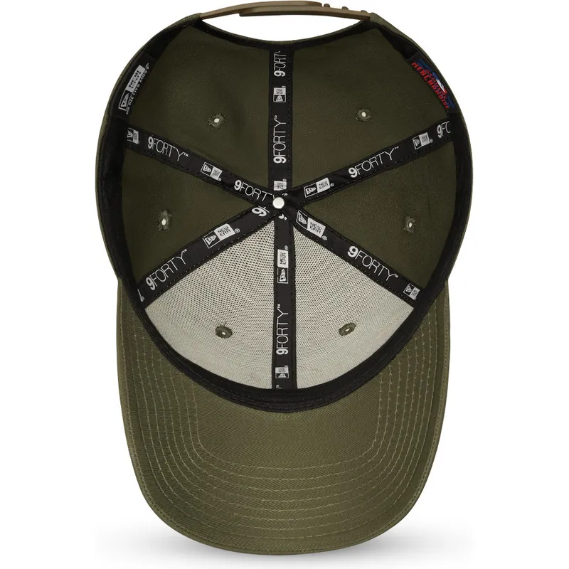 mutzen-gebogen-grun-snapback-9forty-league-essential-der-new-york-yankees-mlb-von-new-era