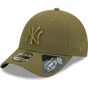cappellino-curvo-verde-snapback-con-logo-verde-9forty-repreve-dei-new-york-yankees-mlb-di-new-era
