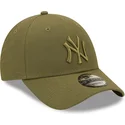 cappellino-curvo-verde-snapback-con-logo-verde-9forty-repreve-dei-new-york-yankees-mlb-di-new-era