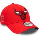 new-era-curved-brim-9forty-team-side-patch-chicago-bulls-nba-red-adjustable-cap