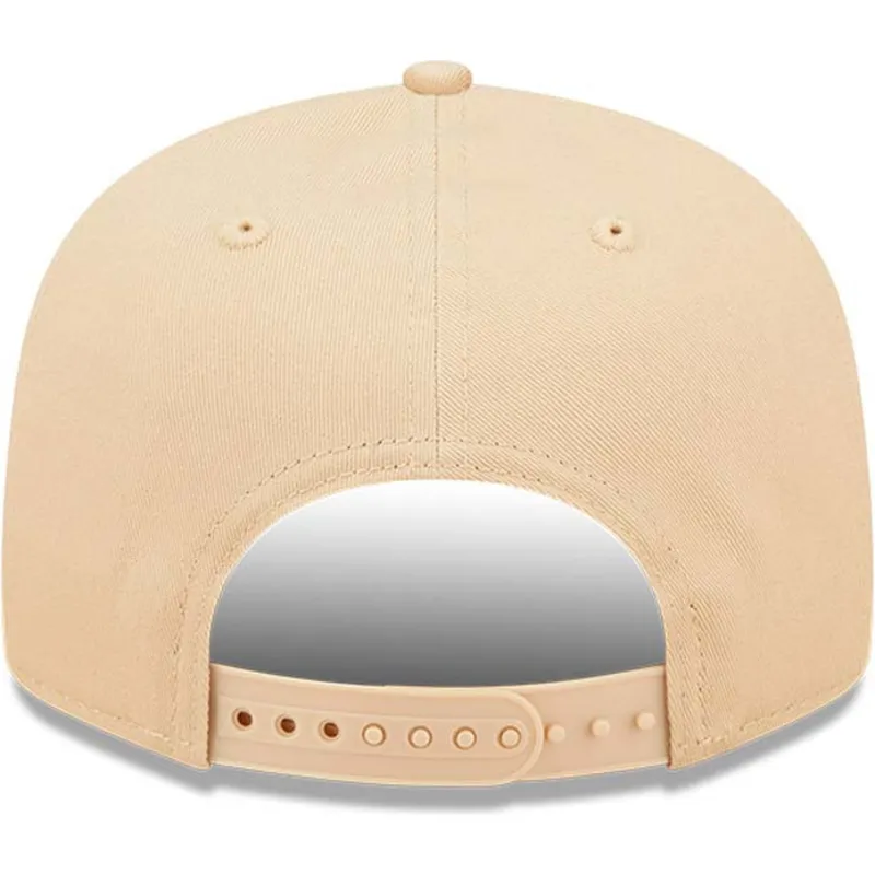 cappelli-piatta-beige-snapback-9fifty-league-essential-dei-new-york-yankees-mlb-di-new-era