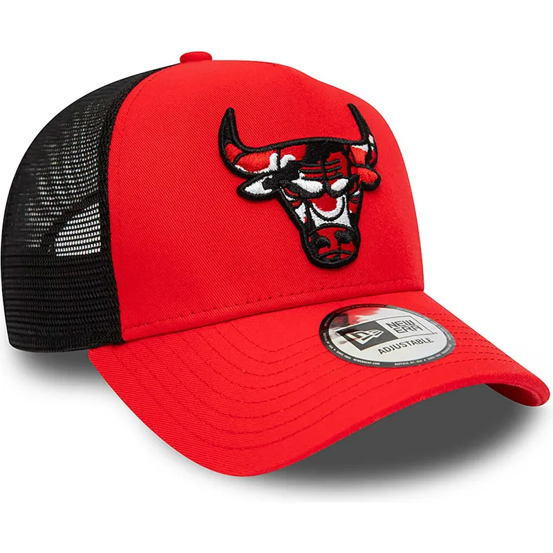 cappelli-curva-rosso-snapback-a-frame-camo-infill-dei-chicago-bulls-nba-di-new-era