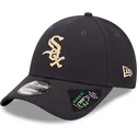 cappellino-curvo-blu-navy-regolabile-9forty-repreve-dei-chicago-white-sox-mlb-di-new-era