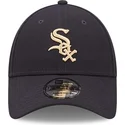 cappellino-curvo-blu-navy-regolabile-9forty-repreve-dei-chicago-white-sox-mlb-di-new-era