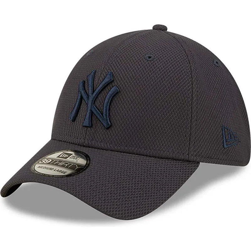 cappelli-curva-blu-marino-regolato-39thirty-diamond-era-dei-new-york-yankees-mlb-di-new-era
