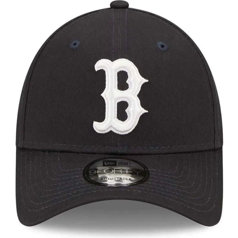 cappelli-curva-blu-marino-cinghia-regolabile-9forty-league-essential-dei-boston-red-sox-mlb-di-new-era cappelli-curva-blu-marino-cinghia-regolabile-9forty-league-essential-dei-boston-red-sox-mlb-di-new-era