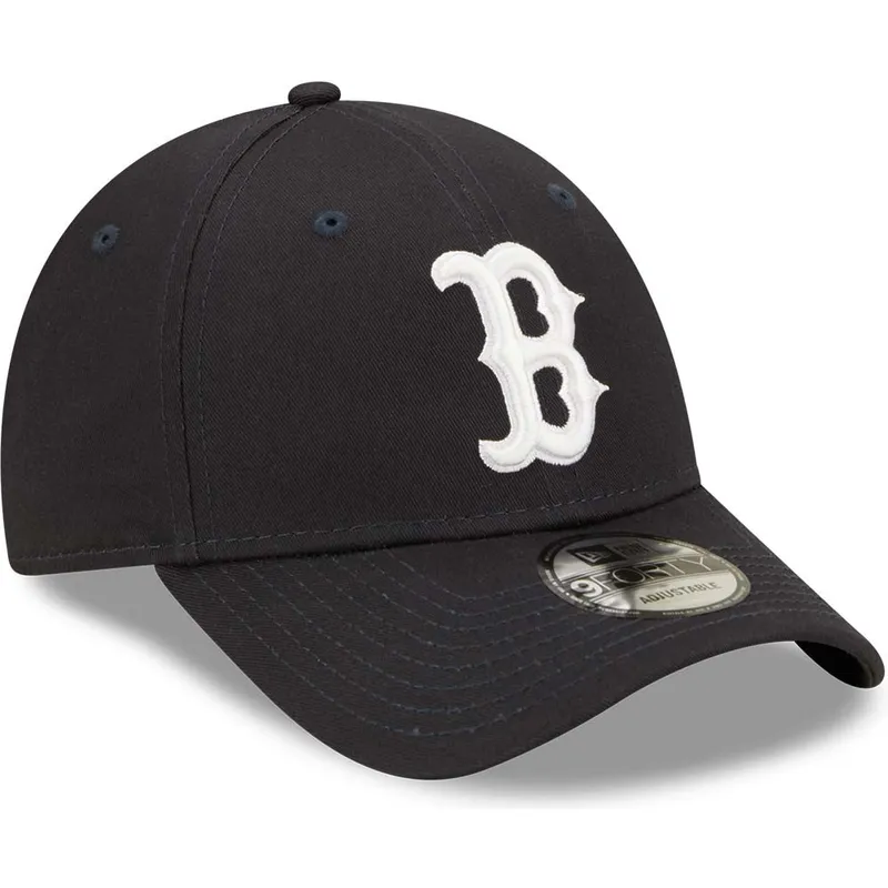 mutzen-gebogen-marineblau-verstellbares-band-9forty-league-essential-der-boston-red-sox-mlb-von-new-era