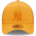 cappelli-curva-arancia-snapback-a-frame-tonal-mesh-dei-new-york-yankees-mlb-di-new-era