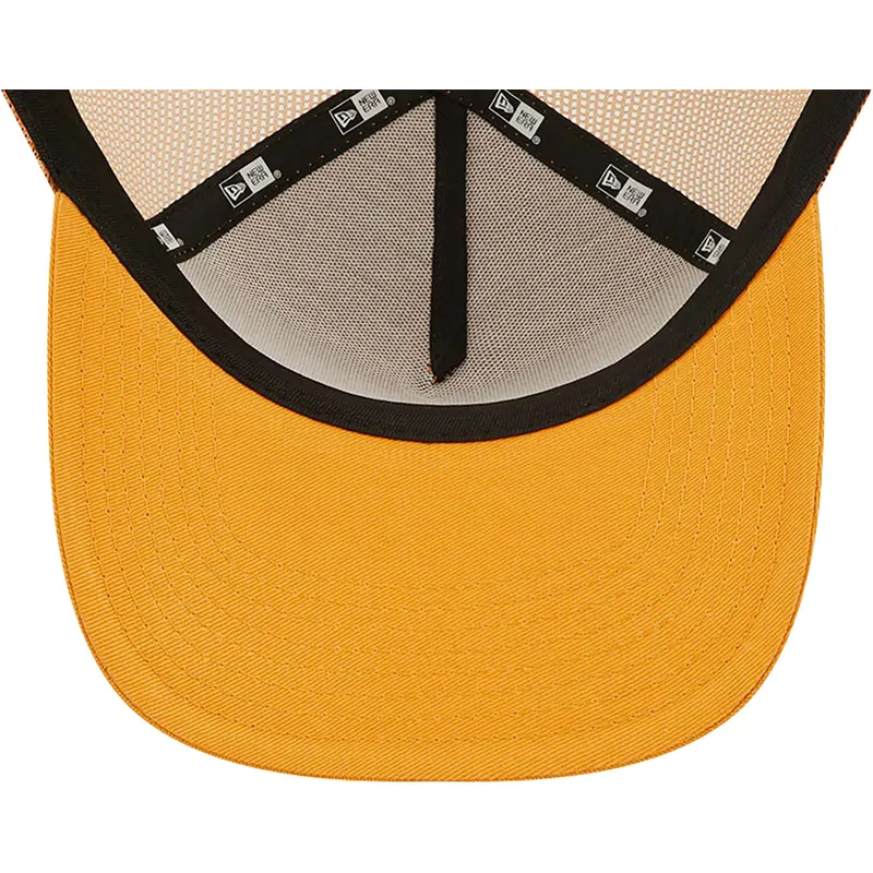 cappelli-curva-arancia-snapback-a-frame-tonal-mesh-dei-new-york-yankees-mlb-di-new-era