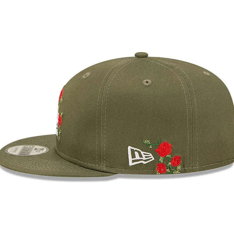 mutzen-flach-grun-snapback-9fifty-flower-der-los-angeles-dodgers-mlb-von-new-era