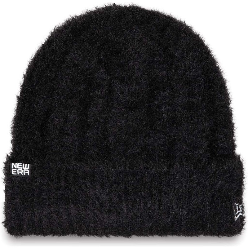 new-era-women-fluffy-black-beanie