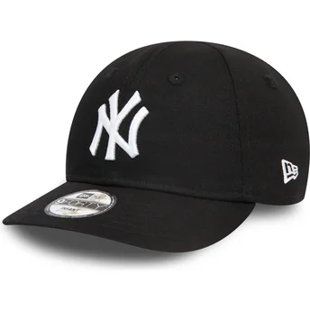 Svart böjd justerbar keps för småbarn 9FORTY League Essential från New York Yankees MLB av New Era
