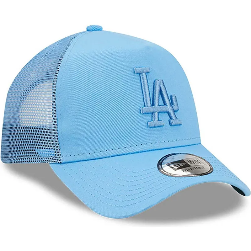 mutzen-gebogen-blau-snapback-a-frame-tonal-mesh-der-los-angeles-dodgers-mlb-von-new-era