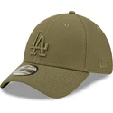cappellino-curvo-verde-aderente-con-logo-verde-39thirty-diamond-era-dei-los-angeles-dodgers-mlb-di-new-era