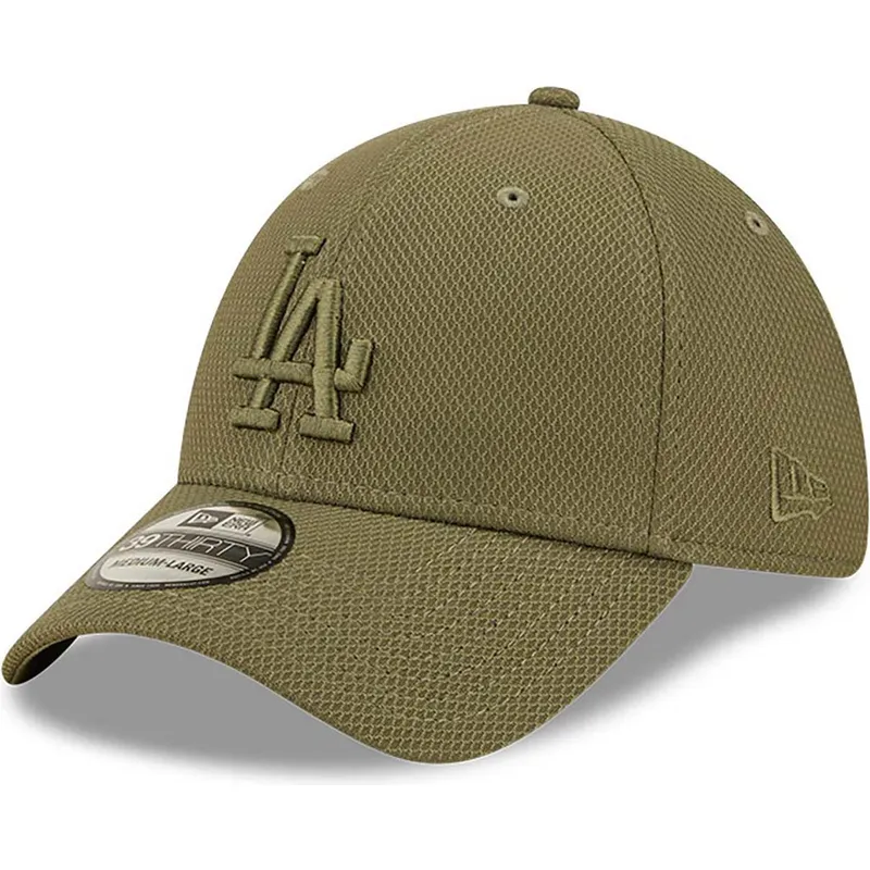 mutzen-gebogen-grun-angepasst-39thirty-diamond-era-der-los-angeles-dodgers-mlb-von-new-era