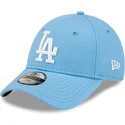cappello-curvo-blu-regolabile-per-bambino-9forty-league-essential-dei-los-angeles-dodgers-mlb-di-new-era