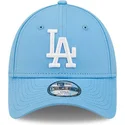 mutzen-gebogen-blau-verstellbares-band-fur-kinder-9forty-league-essential-der-los-angeles-dodgers-mlb-von-new-era