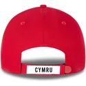 cappelli-curva-rosso-cinghia-regolabile-9forty-de-wales-copa-mundial-dei-wales-copa-mundial-de-futbol-di-new-era