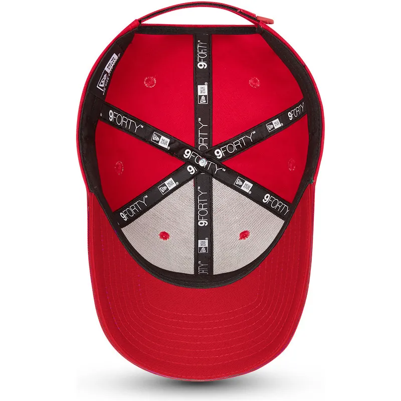 cappelli-curva-rosso-cinghia-regolabile-9forty-de-wales-copa-mundial-dei-wales-copa-mundial-de-futbol-di-new-era