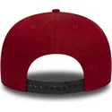 cappellino-piatto-rosso-e-nero-snapback-9fifty-colour-block-dei-new-york-yankees-mlb-di-new-era