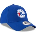 cappelli-curva-blu-cinghia-regolabile-9forty-league-dei-philadelphia-76ers-nba-di-new-era