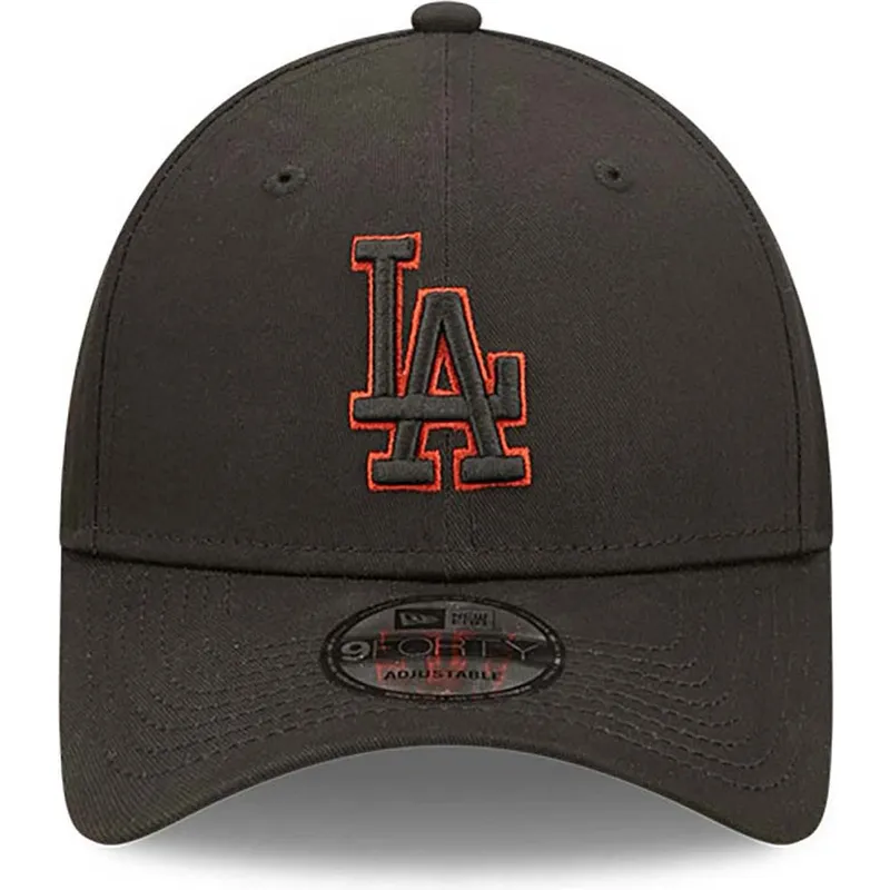 mutzen-gebogen-schwarz-verstellbares-band-9forty-team-outline-der-los-angeles-dodgers-mlb-von-new-era