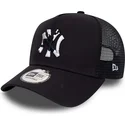 cappelli-curva-blu-marino-snapback-a-frame-team-camo-infill-dei-new-york-yankees-mlb-di-new-era