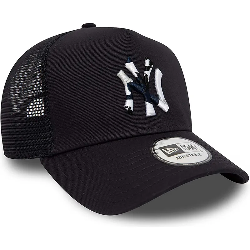 mutzen-gebogen-marineblau-snapback-a-frame-team-camo-infill-der-new-york-yankees-mlb-von-new-era