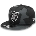 cappello-piatto-camouflage-nero-snapback-9fifty-team-dei-las-vegas-raiders-nfl-di-new-era