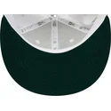 cappellino-snapback-bianco-e-verde-con-visiera-piatta-rickey-henderson-9fifty-crown-patches-degli-oakland-athletics-mlb-di-new-e