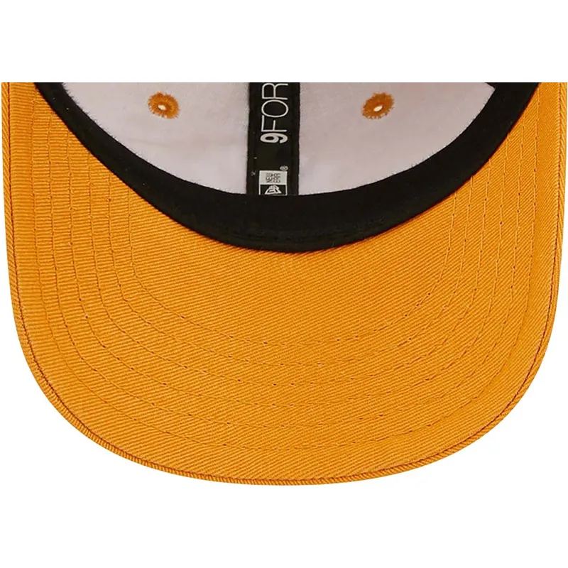 cappelli-curva-arancia-cinghia-regolabile-per-bambino-pequeno-9forty-league-essential-dei-new-york-yankees-mlb-di-new-era