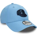 cappellino-curvo-blu-regolabile-9forty-historic-logo-di-new-era