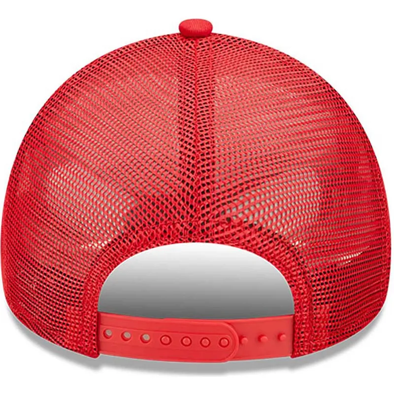 cappelli-curva-rosso-snapback-a-frame-tonal-mesh-dei-new-york-yankees-mlb-di-new-era