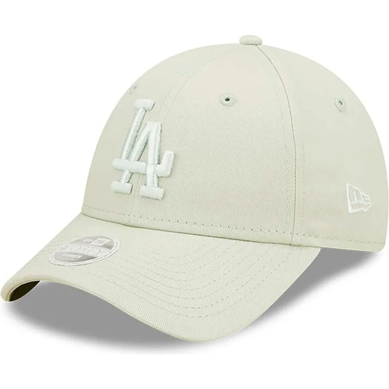 cappelli-curva-verde-cinghia-regolabile-claro-claro-9forty-league-essential-dei-los-angeles-dodgers-mlb-di-new-era