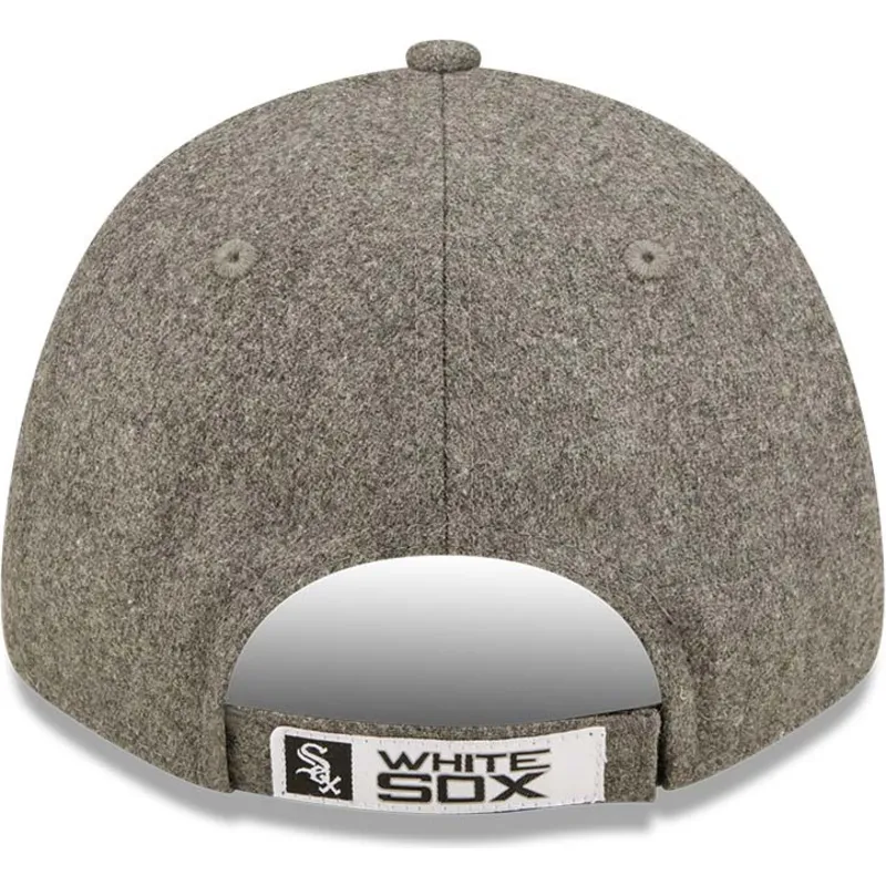 mutzen-gebogen-grau-verstellbares-band-9forty-the-league-melton-der-chicago-white-sox-mlb-von-new-era