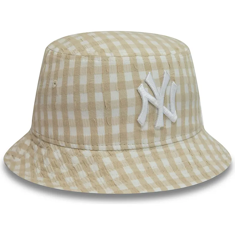 secchi-beige-dei-bucket-beige-para-mujer-tapered-gingham-di-new-era