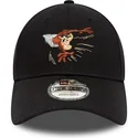 cappellino-curvo-nero-regolabile-9forty-di-diavolo-della-tasmania-looney-tunes-di-new-era