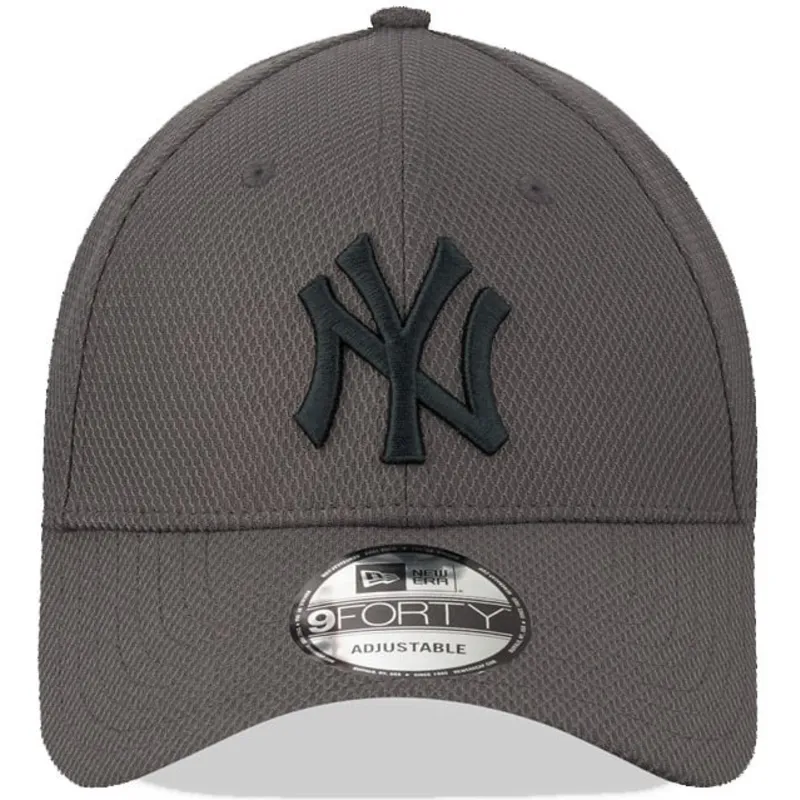 gra-bojd-justerbar-keps-med-gra-logotyp-9forty-diamond-era-fran-new-york-yankees-mlb-av-new-era