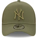cappelli-curva-verde-snapback-a-frame-tonal-mesh-dei-new-york-yankees-mlb-di-new-era