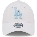cappellino-curvo-bianco-regolabile-con-logo-blu-per-bambino-9forty-league-essential-dei-los-angeles-dodgers-mlb-di-new-era
